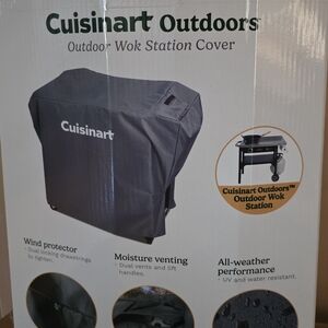 Cuisinart Black Outdoor Wok Station Cover